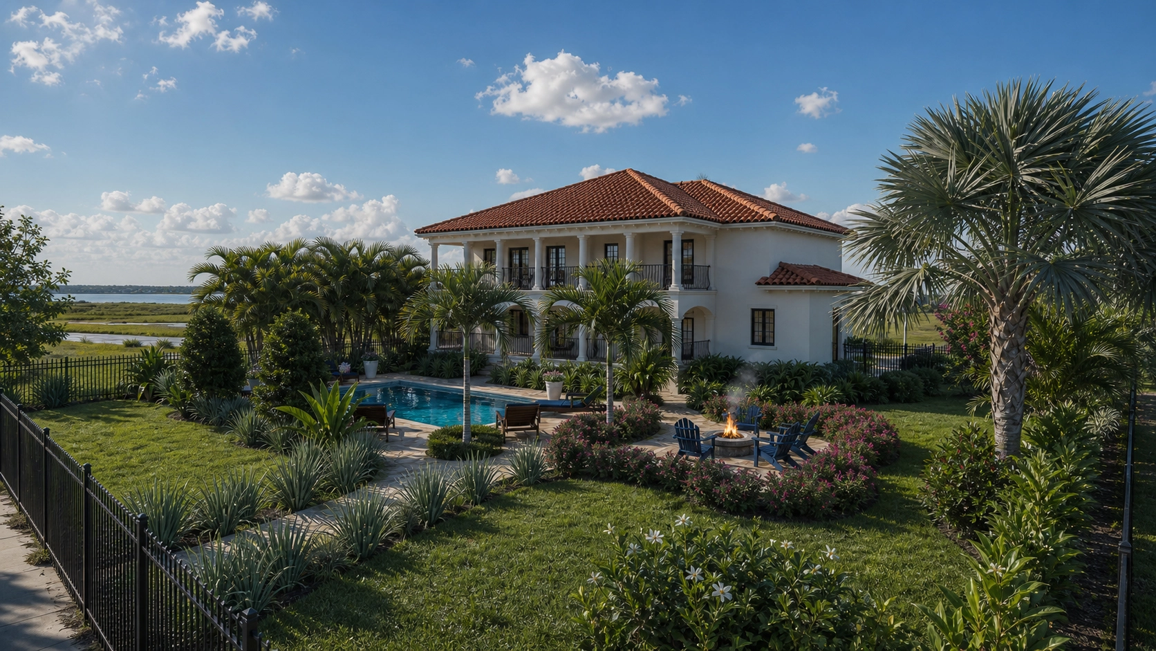 Residential home architectural visualization